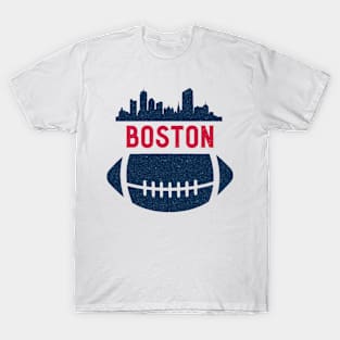 New England Football skyline T-Shirt